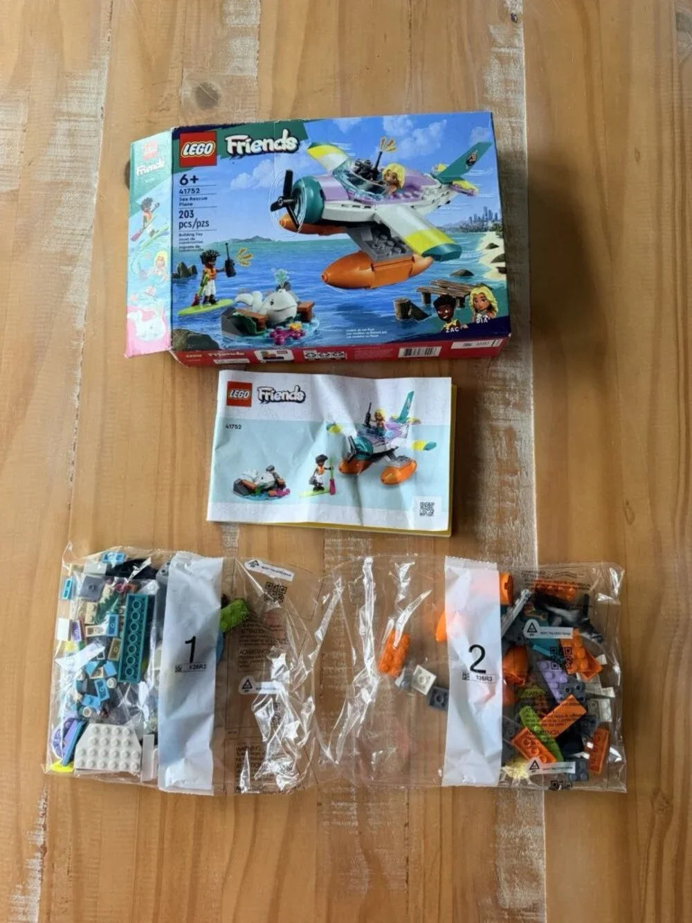LEGO Friends Sea Rescue Plane Creative Building Set # 41752 - Box Damage